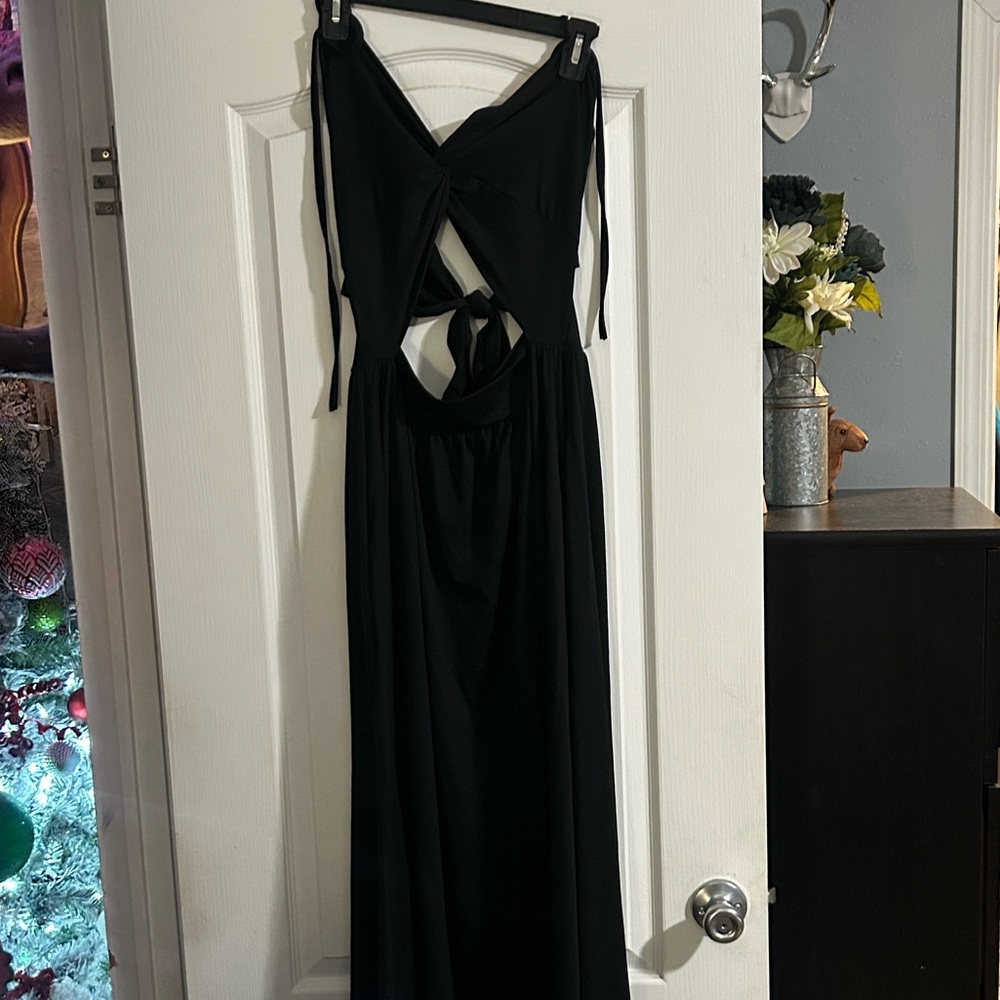 Elegant Black Maxi Dress